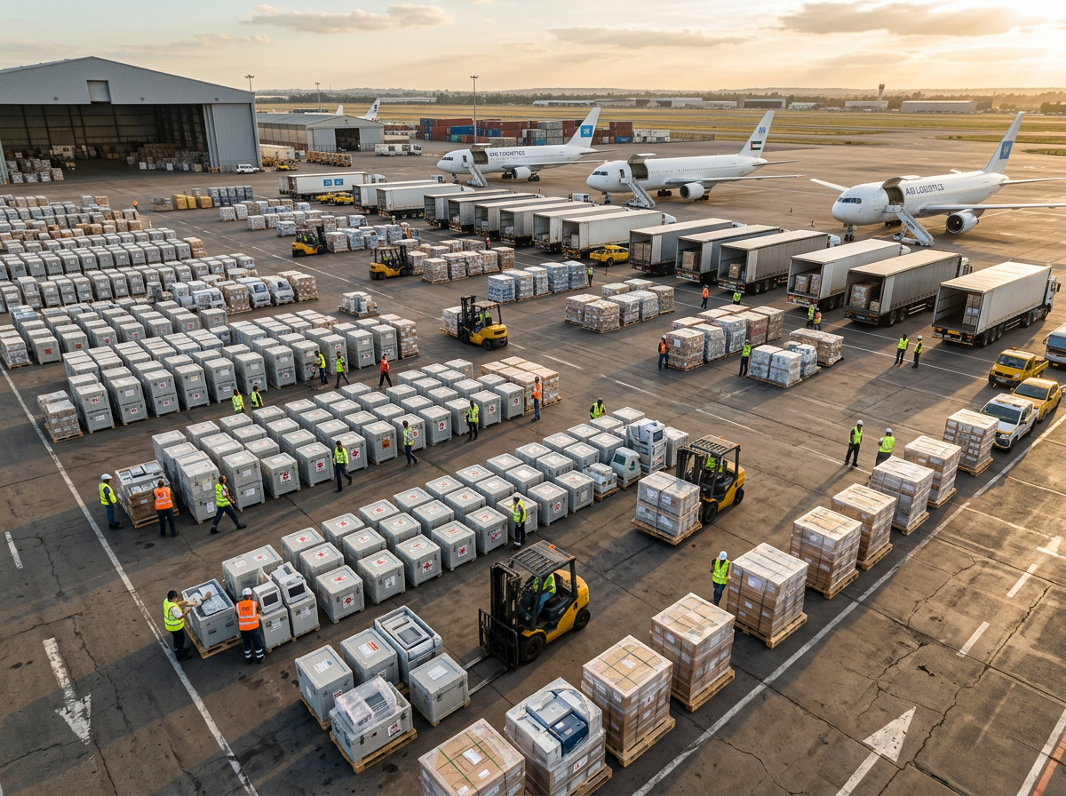 Global logistics and medical supply distribution